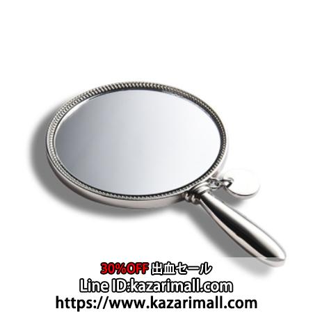 ■極美品■ CHANEL シャネル ココマーク ミラー ハンドミラー 鏡 手鏡 コスメ レディース ブラック系 AF8224ｱZ