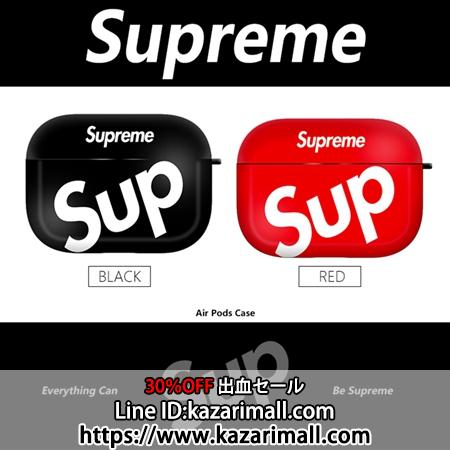 Supreme AirPods proケース 大ロゴプリント シュプリーム